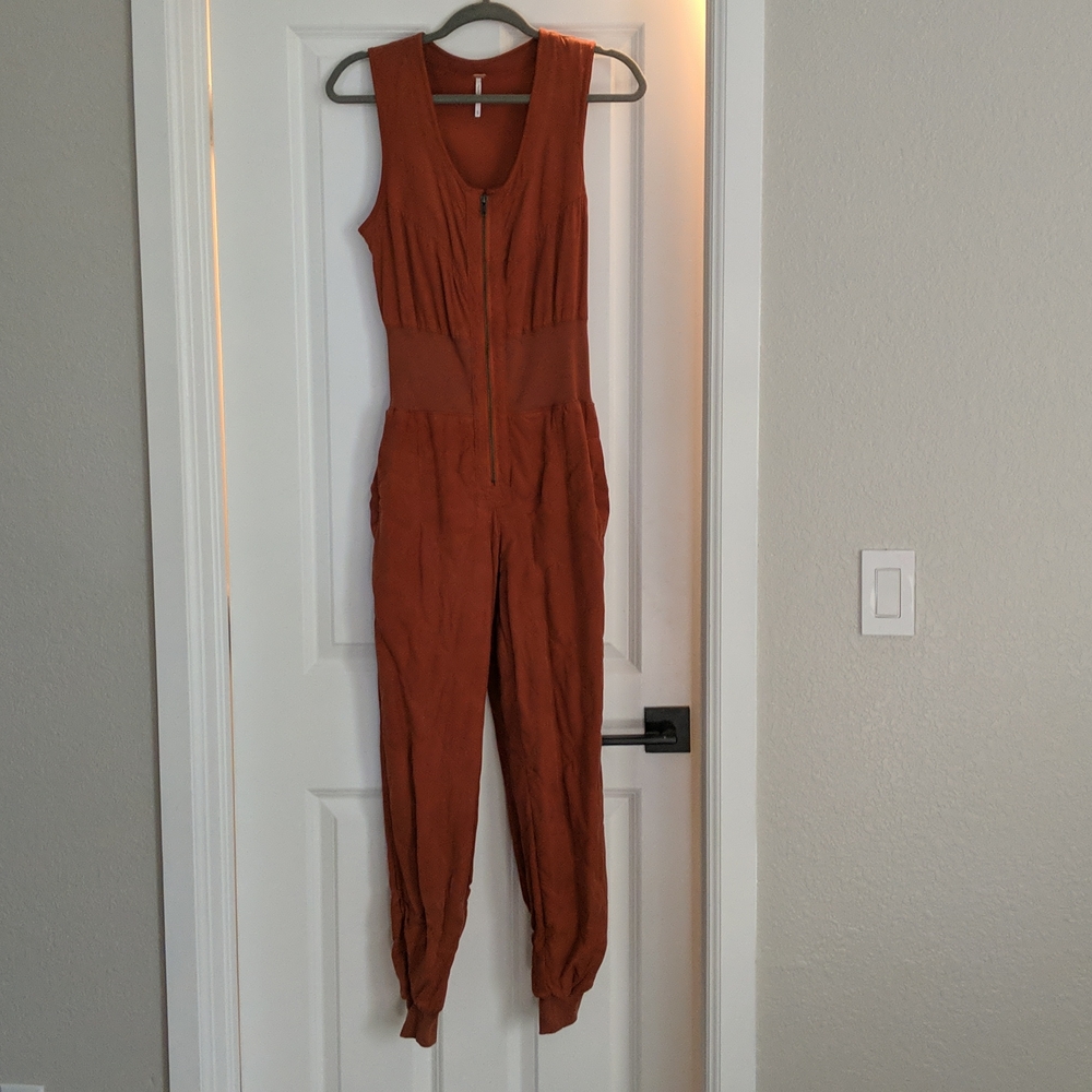 Free People Jumpsuit, XS, Rust Orange Color